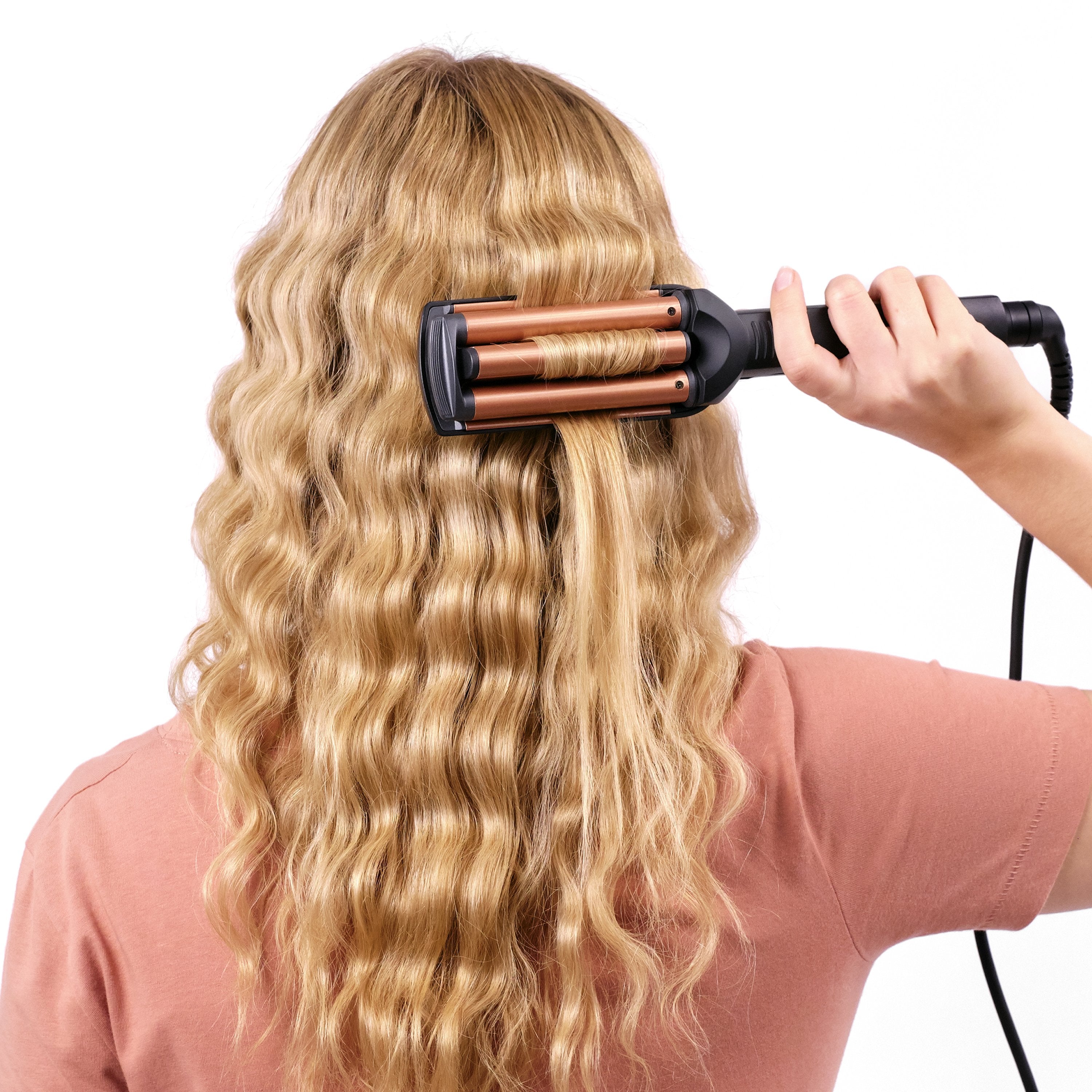 EAN 3030050154924 - BaByliss Deep Waves Rizador de pelo Caliente Negro, Naranja 2,5 m imagen 14