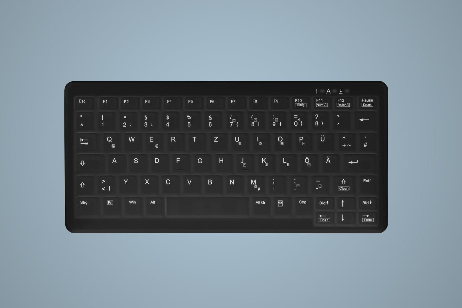 Teclado Aleman Cherry Active Key Mta Ak-C4110 Con Cable Negro