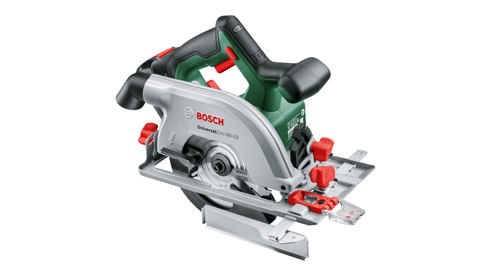 EAN 4053423243093 - Bosch Circ 18V-53 16 cm Negro, Verde 4300 RPM imagen 2