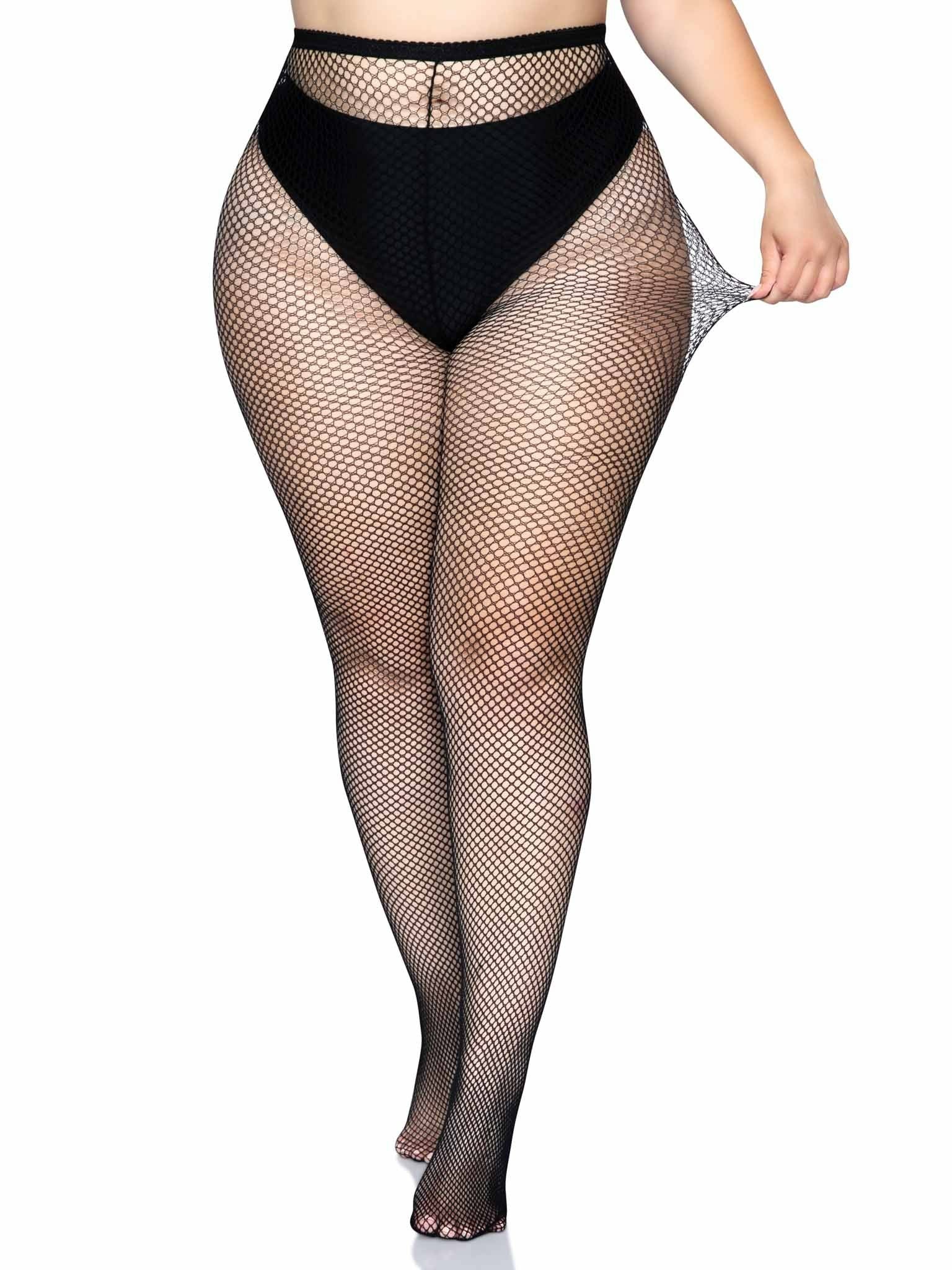 Leg Avenue - Medias En Red Talla Grande