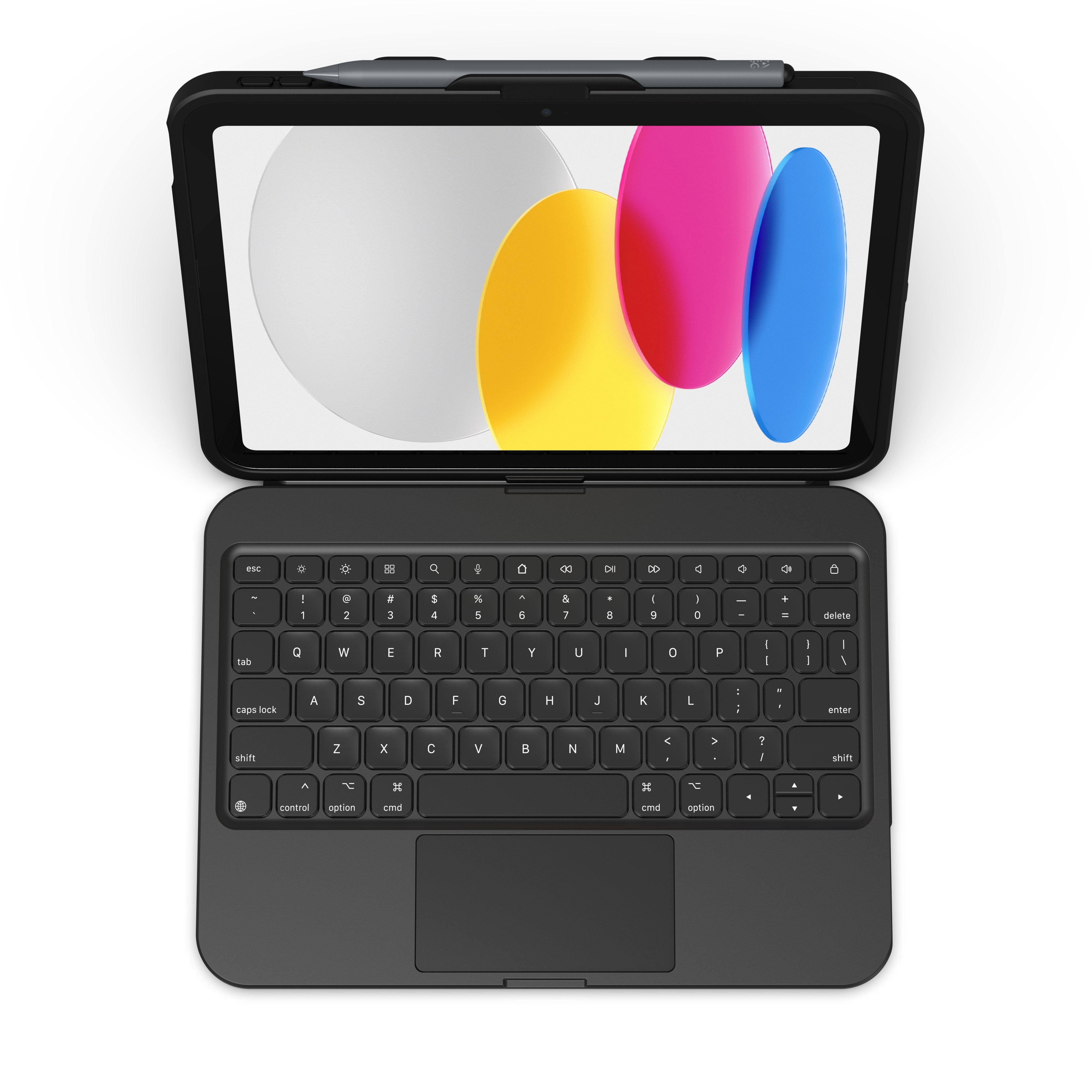 Zagg Tough Keys Bluetooth-Keyboard Para Ipad 10.9" (10. Gen/A16) Negro
