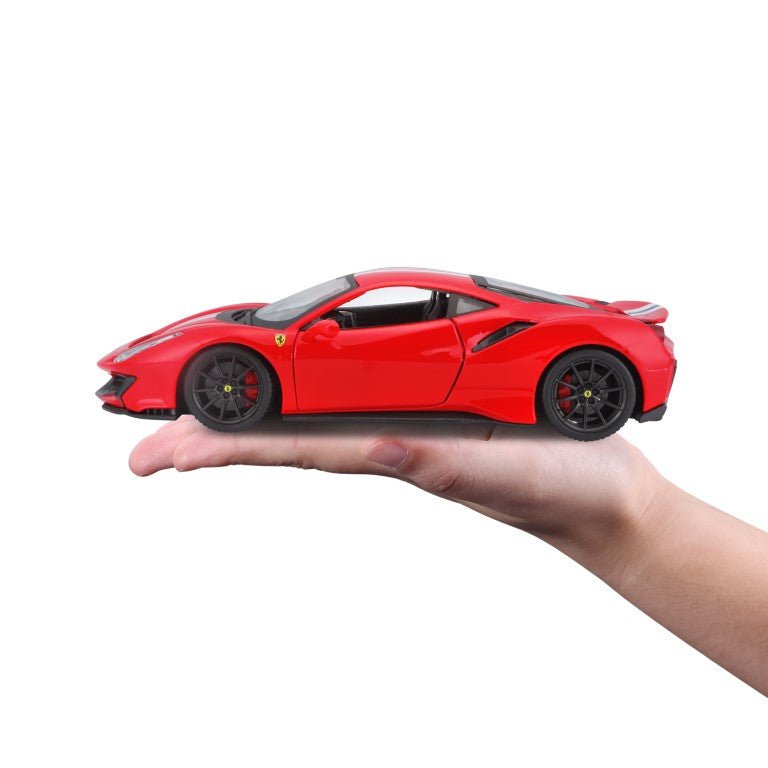 EAN 4893993260263 - BBURAGO Ferrari 488 Pista Modelo a escala de coche superdeportivo Previamente montado 1:24 imagen 12
