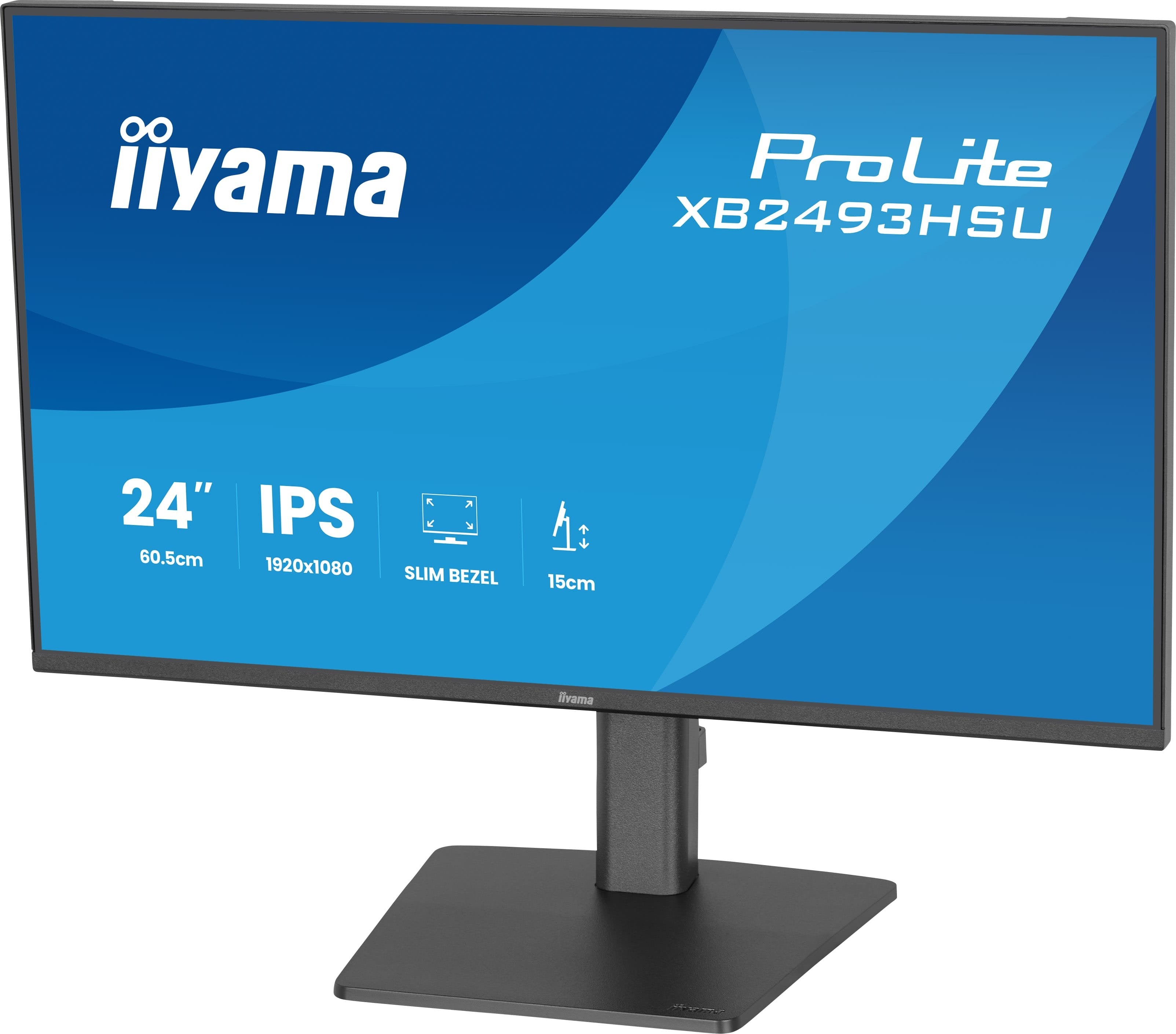 Iiyama 60.5cm 24" Xb2493hsu-B1 16:10 Hdmi+Dp+2xusb Ips