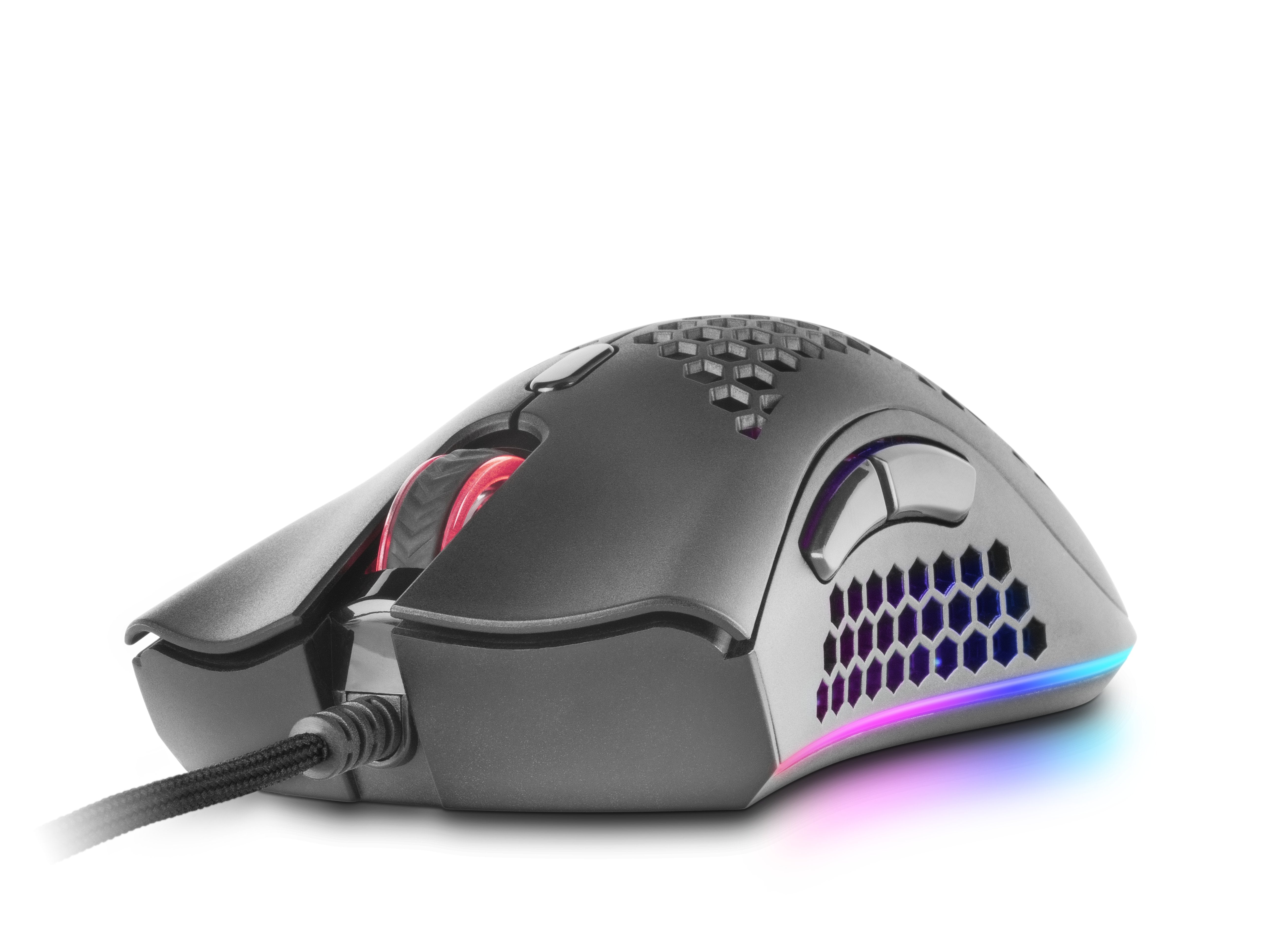 Raton Optico Mmex Rgb Black Mars Gaming 32000dpi/Rgb Chroma/7 Botones/Software
