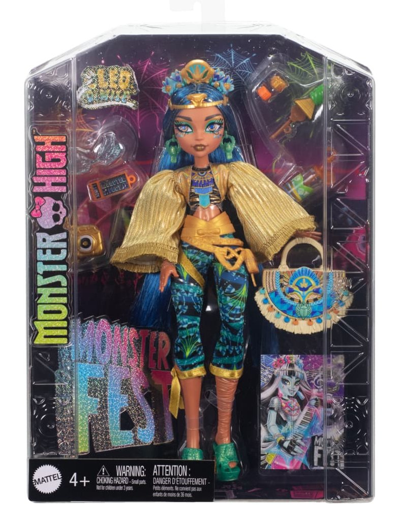Mattel Monster High Monsterfest Cleo De Nile Muñeca Hxh81