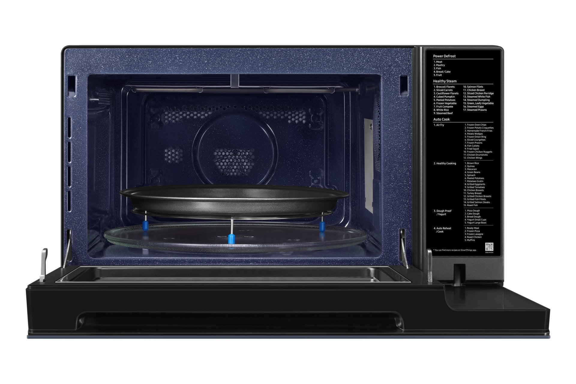 Microondas Samsung Con Grill 900w 32litros - Mc32db7746kde1 *Azul Marino Limpio*