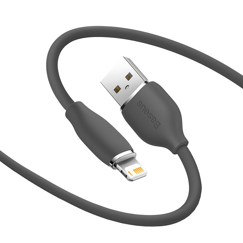 Kabel Usb Do Lightning Baseus Jelly, 2,4a 2m (Czarny)