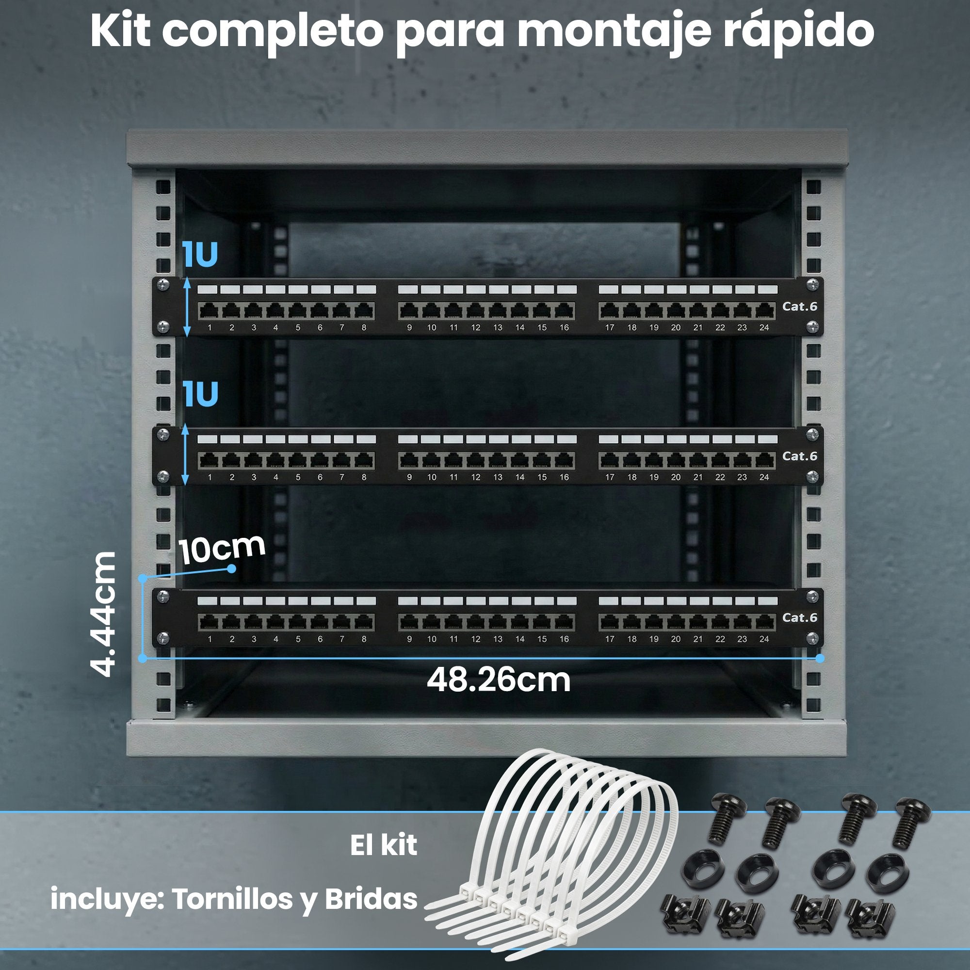 EAN 5902560369830 - Extralink EX.9830 panel de parcheo 1U imagen 17