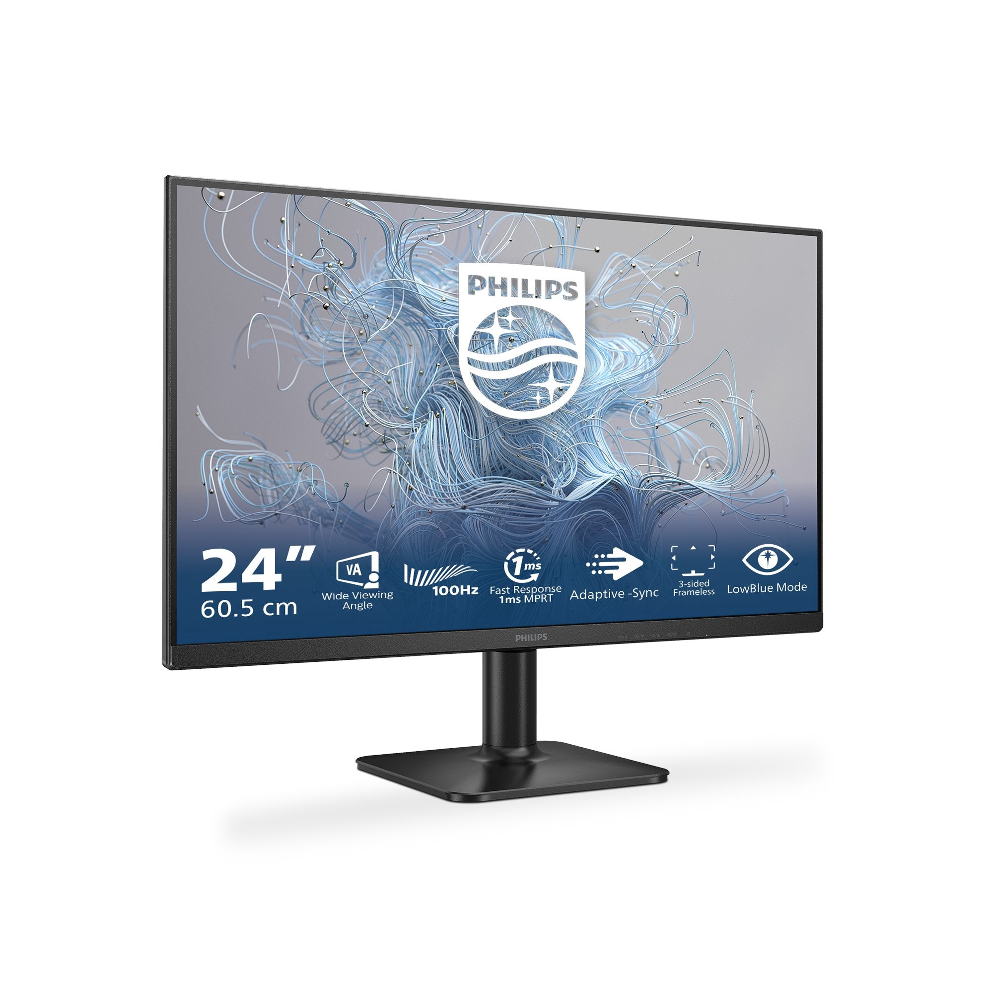 Monitor  Philips  23,8" 24e2n1100lb 16:09 Hdmi+D-Sub Va Negro