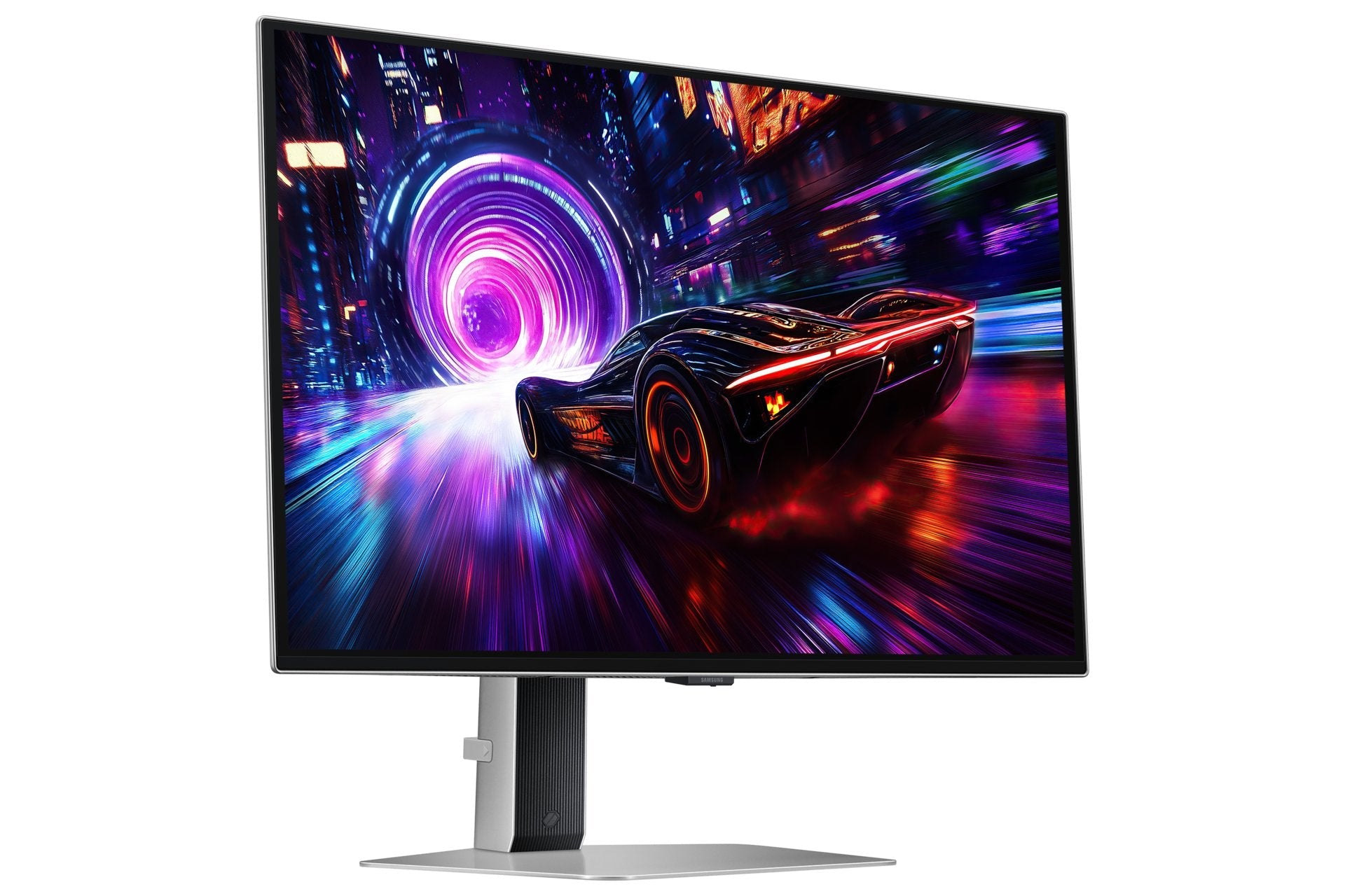 Monitor Gaming Samsung 27" Odyssey Oled G8 G81sf S27fg816su 4k 0.03ms 240hz Qd-Oled Regulable En Altura Plata