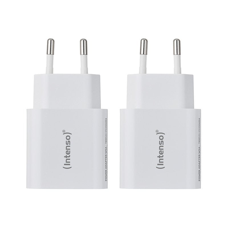 Intenso Usb-Ladegerät Doppelpack: Je 1 X Usb-A 5 Watt Blanco