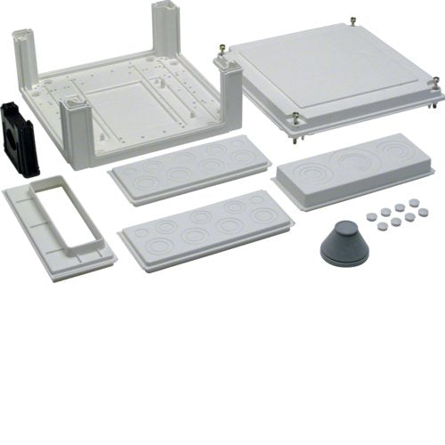 Hager Cableanschlusskasten Univers U84lu 324x307x149 Ip54 Skii Unten Leer