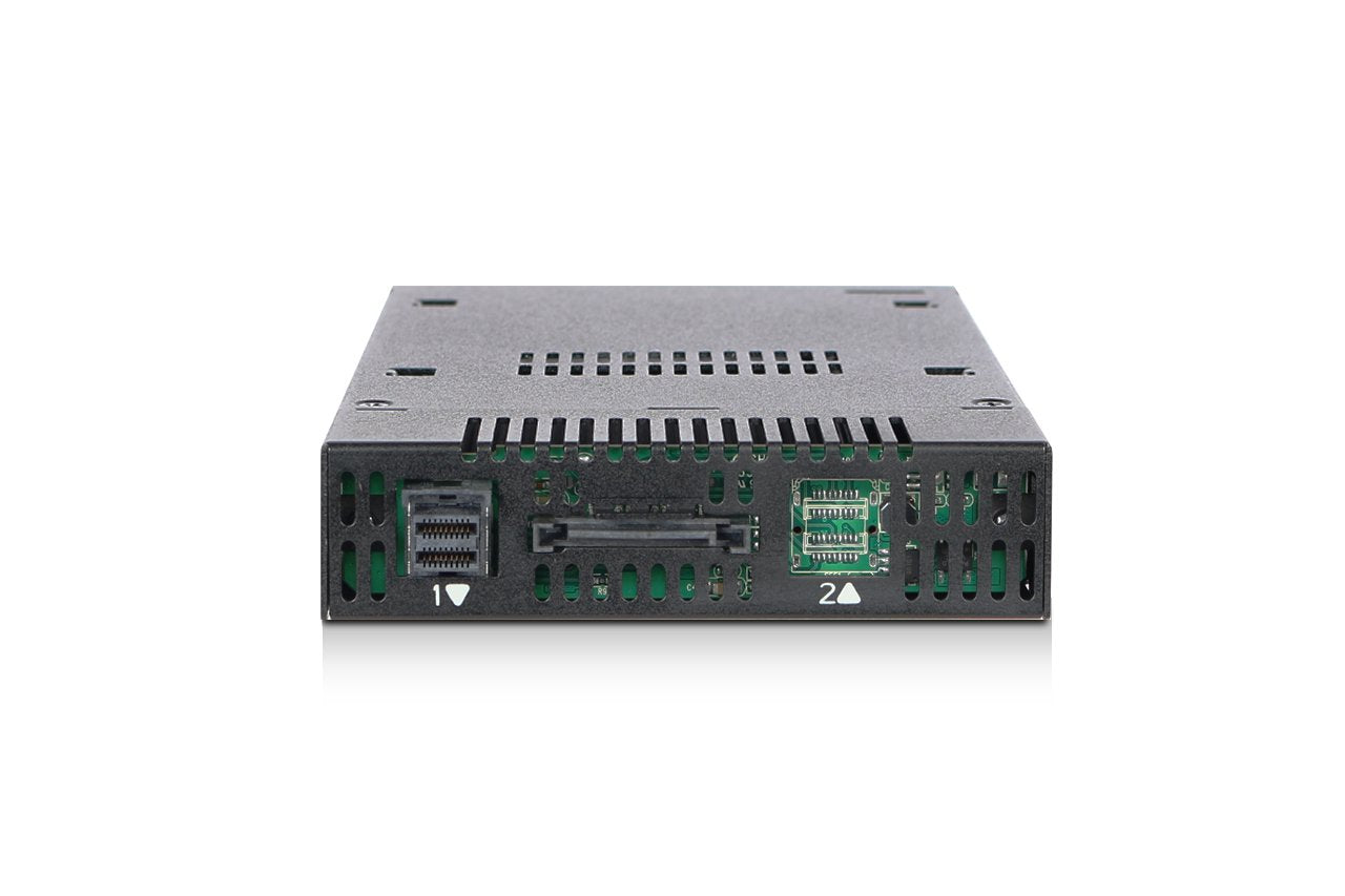 Caja Icy Dock Mb833m2k-B Para Disco Duro Externo Caja Externa Para Unidad De Estado Sólido (Ssd) Negro M.2, Chasis Intercambiable Negro, Caja Externa Para Unidad De Estado Sólido (Ssd), M.2, Sas, 32 Gbit/S, Negro