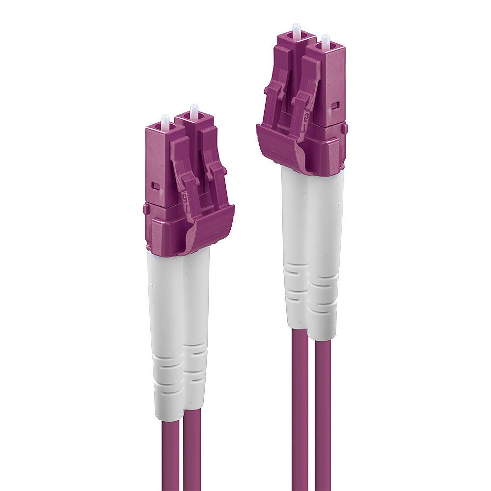 Cable Dúplex De Fibra Óptica Lindy Lc/Lc Om4 15m 50/125æm Multimodo