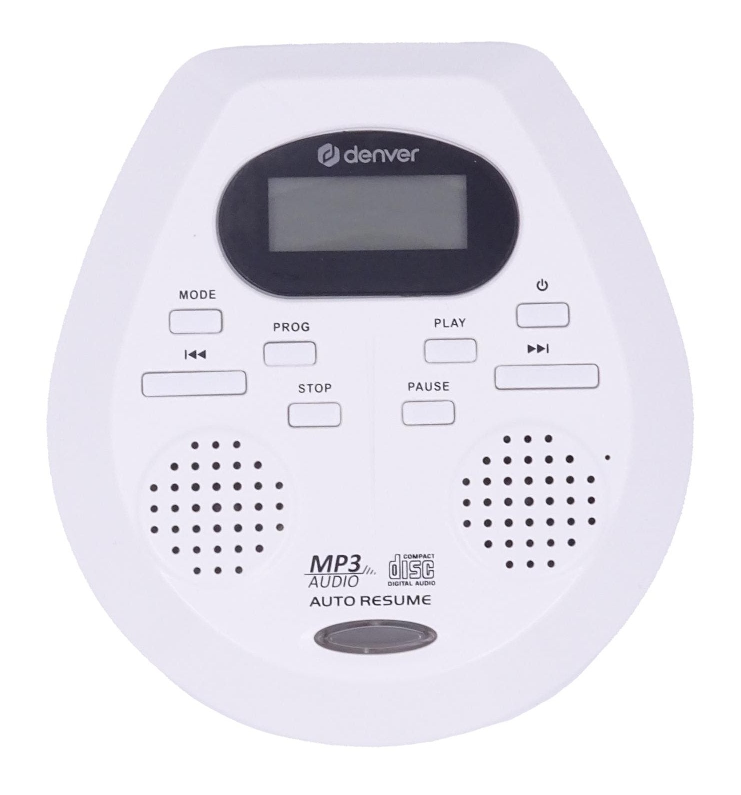 Discman Z Funkcja Automatycznego Wznawiania I Anti-Shock Bialy