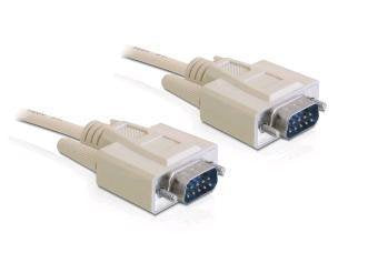 Delock 82981 Cable Serie D-Sub 9 Macho A Macho 2 M