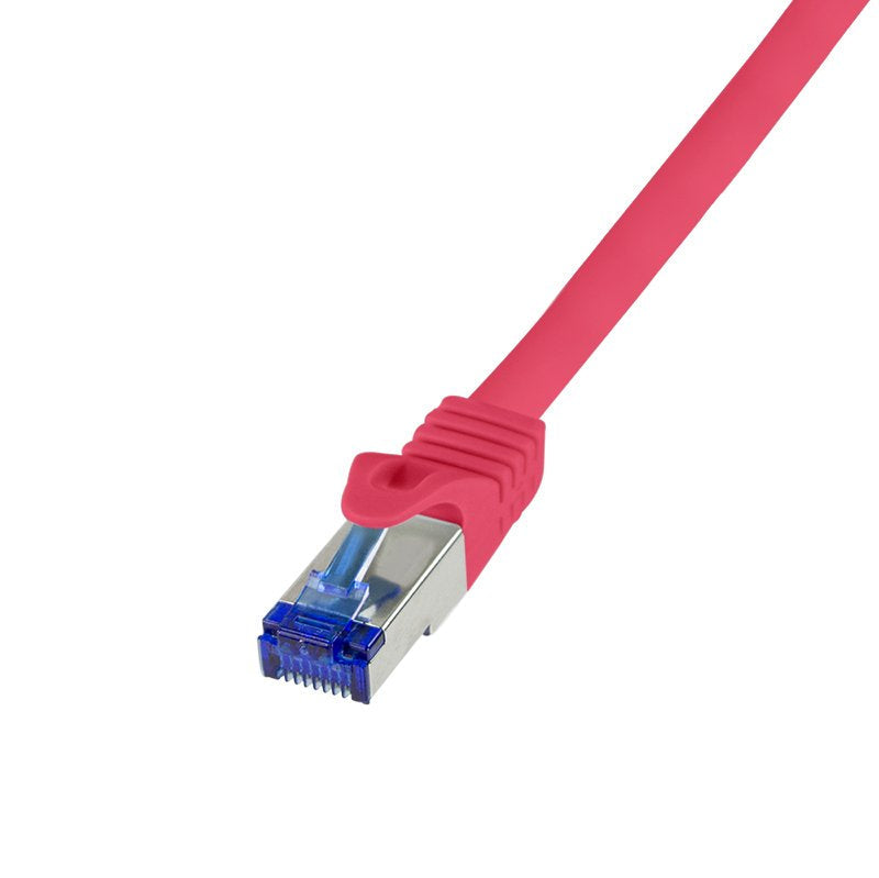 Logilink Cable De Red Ultraflex, Cat.6a, S Ftp, Rojo, 1,5 M