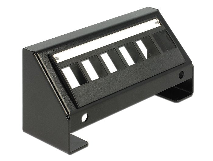 Soporte Rack Para Conectores Multimedia Tipo Panel Delock - Keystone