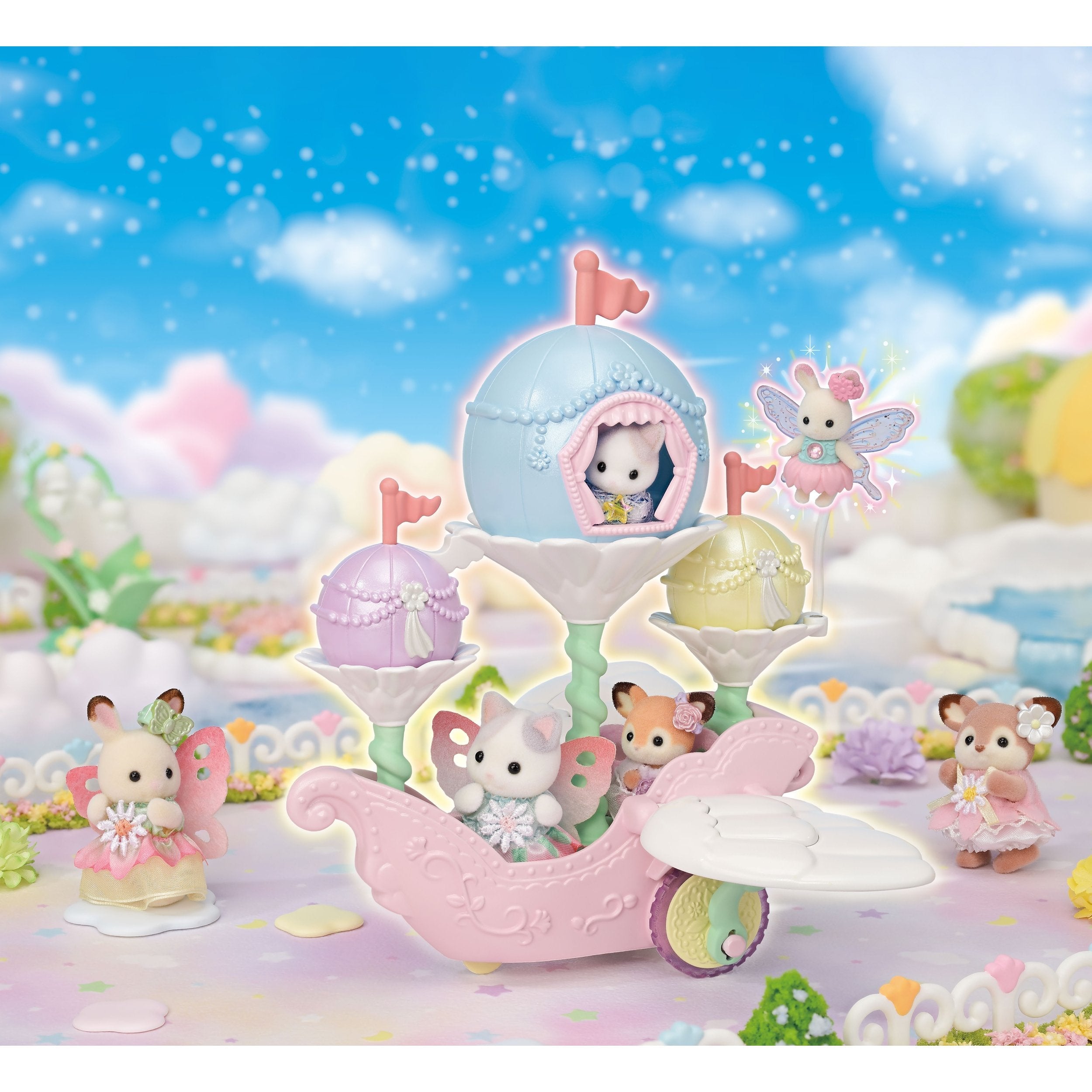 Epoch Sylvanian Families - Magisches Ballonschiff Con Figur 5827