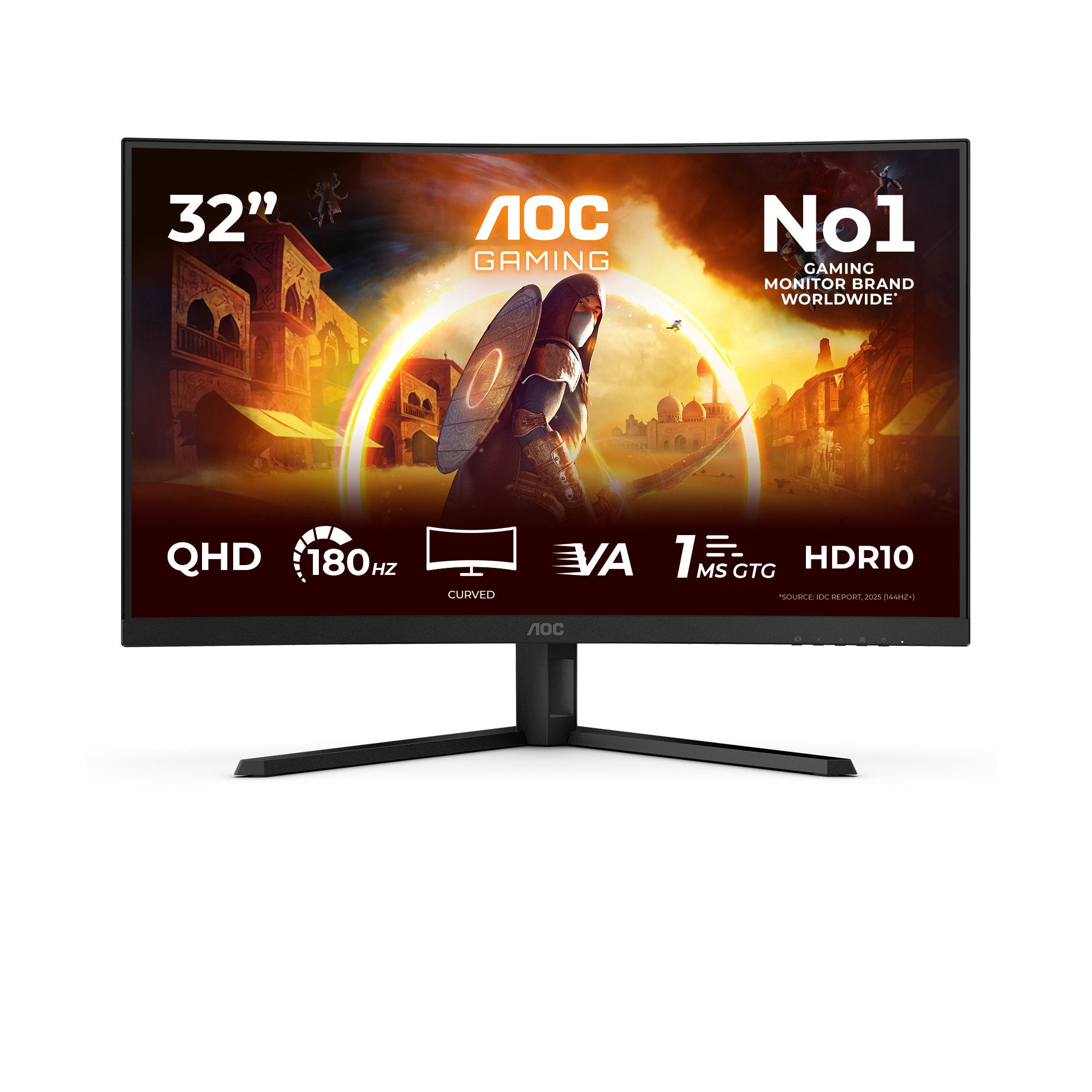EAN 4038986182164 - AOC G4 CQ32G4VEAD pantalla para PC 80 cm (31.5") 2560 x 1440 Pixeles Negro, Gris imagen 1