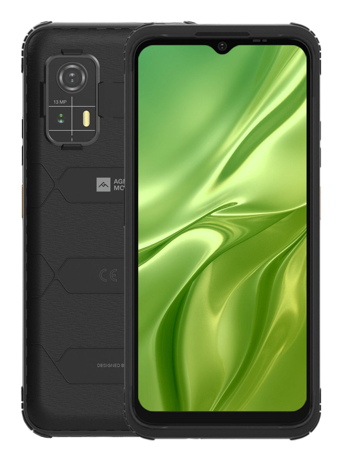 Agm H Max Black Rugerizado 8+256gb 6.56" 90hz Hd+ 4g