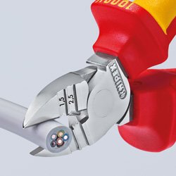 EAN 4003773040279 - Knipex 14 26 160 pelacable Rojo, Amarillo imagen 3