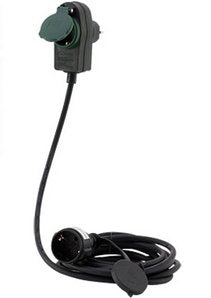 Rev 0017251514 Base Múltiple 25 M 2 Salidas Ac Exterior Negro, Verde