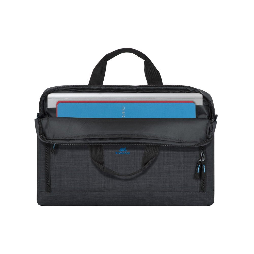 Rivacase Regent 8058 Maletines Para Portátil 43,9 Cm (17.3") Bandolera Negro, Cian