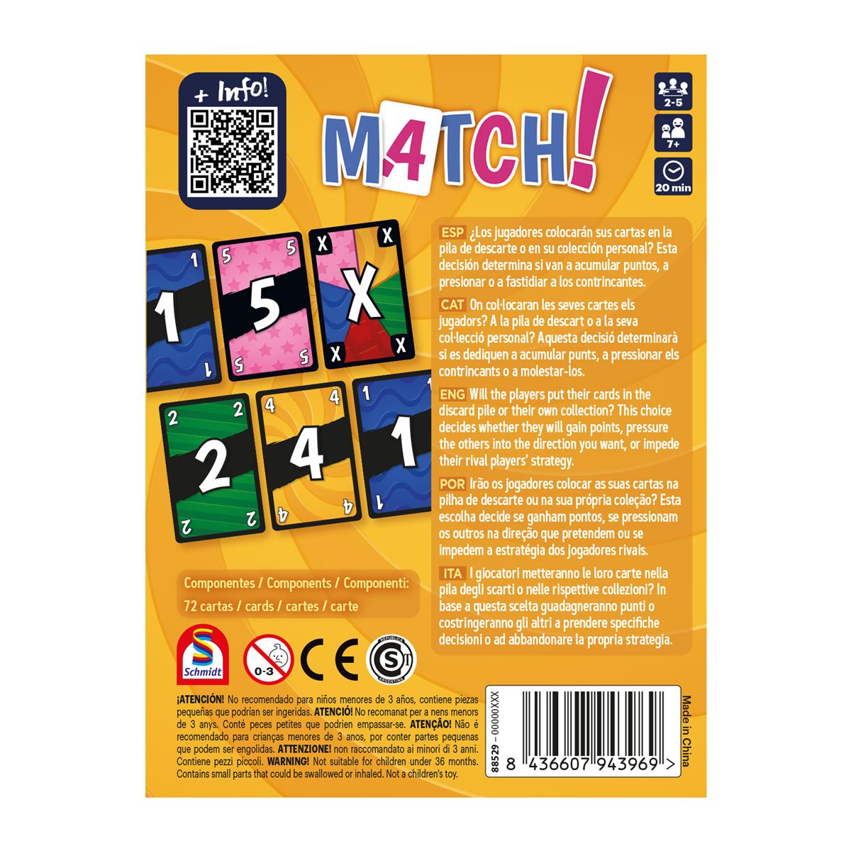 EAN 8436607943969 - Devir BGMATML juego de tablero 15 min Juego De Cartas Emparejamiento imagen 4