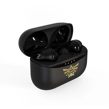 Auriculares  Otl The Legend Of Zelda Tws Negro Bluetooth Para Niños