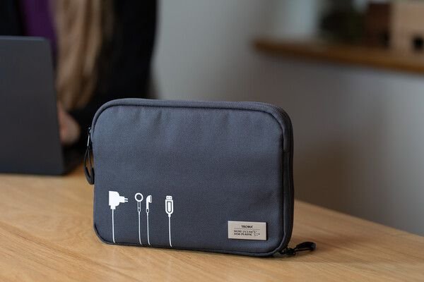 Troika Bolsa Para Cables Blue Cycle Tech Pouch 2