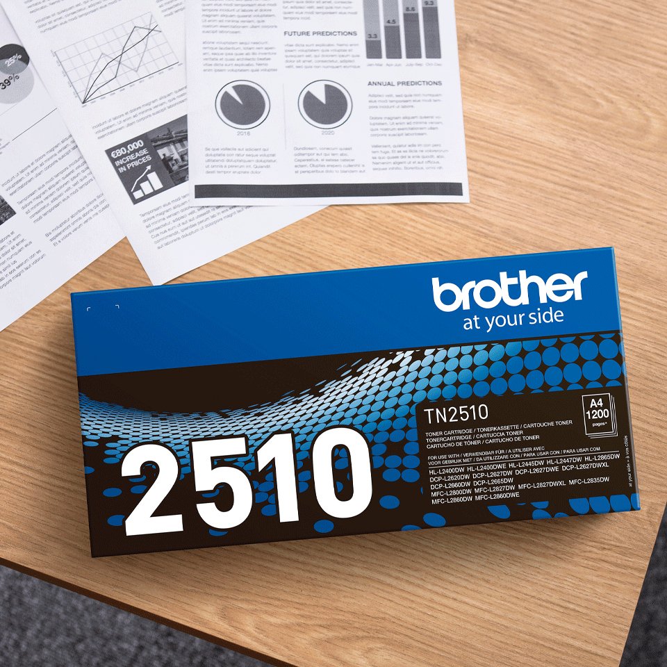 Tóner Original Brother Tn2510 Negro