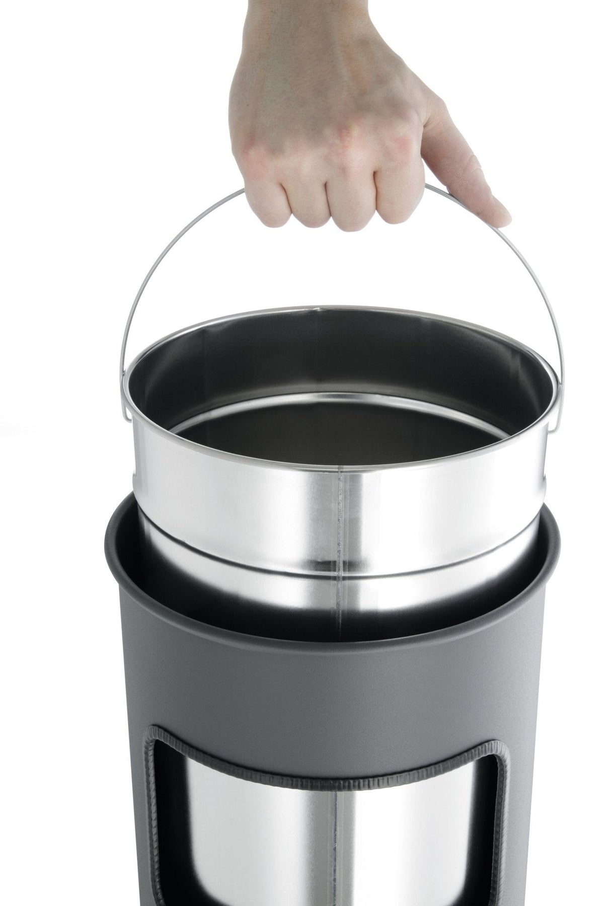 Durable Asch-/Mülleimer - Redondo - 17 L - Metal