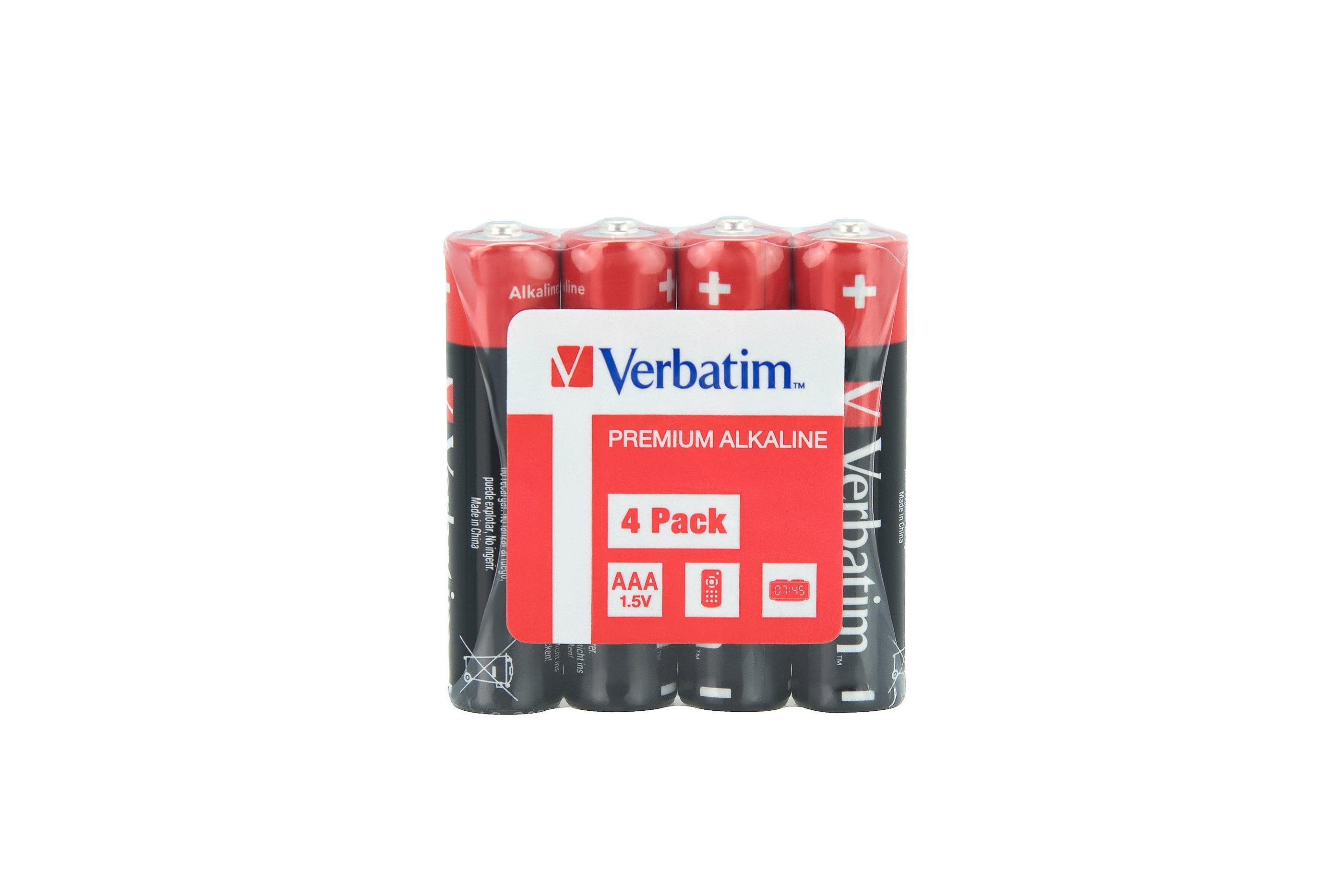 Pilas Verbatim Alcalinas Power Aaa - 4 Piezas