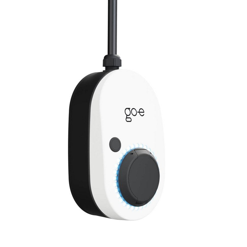 Go-E Charger Gemini, 22 Kw (32a Trifásico), Caja De Pared (Blanco/Negro, Sin Cable) Ch-04-22-51