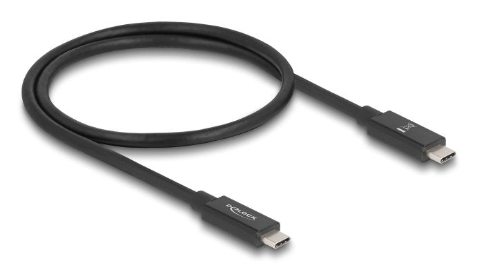Delock 81210 Cable Usb 80 Gbps Usb Type-C Macho A Macho 16k 60 Hz Pd 3.1 240 W E-Marker Coaxial 0,5 M Negro