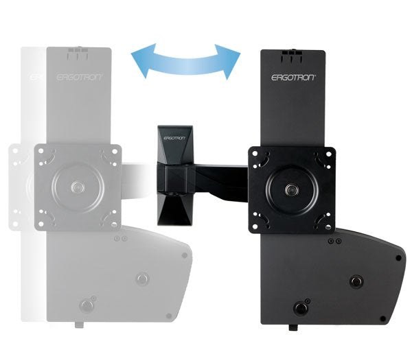 EAN 698833040074 - Ergotron 61-113-085 soporte para monitor 106,7 cm (42") Pared Negro imagen 3