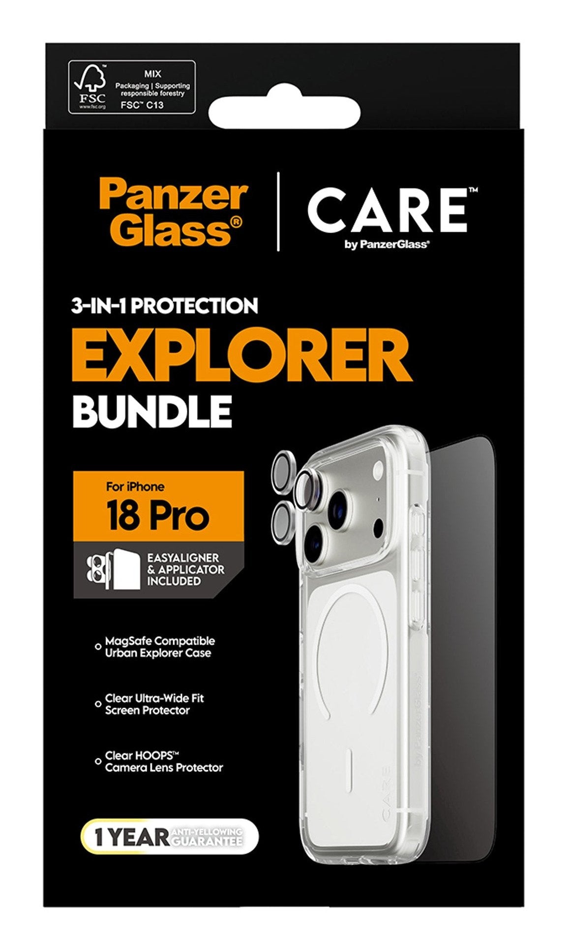 Panzerglass Care Flagship 3-In-1 Hndle Iphone 18 Pro