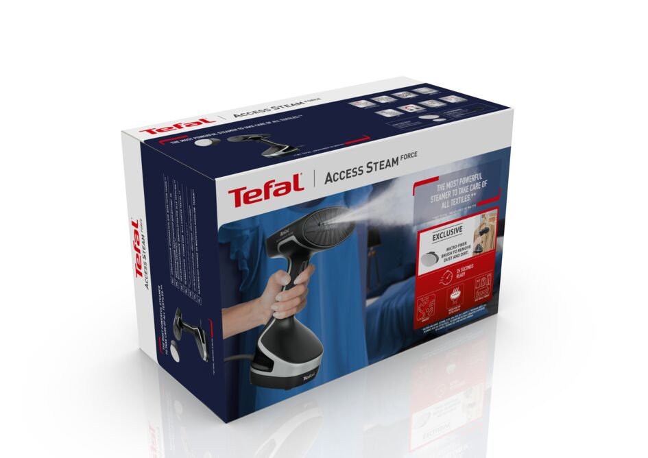 Vaporizador Tefal Acces Steam Force Dt8270  Manual De Prendas 0,2 L 2000 W Negro