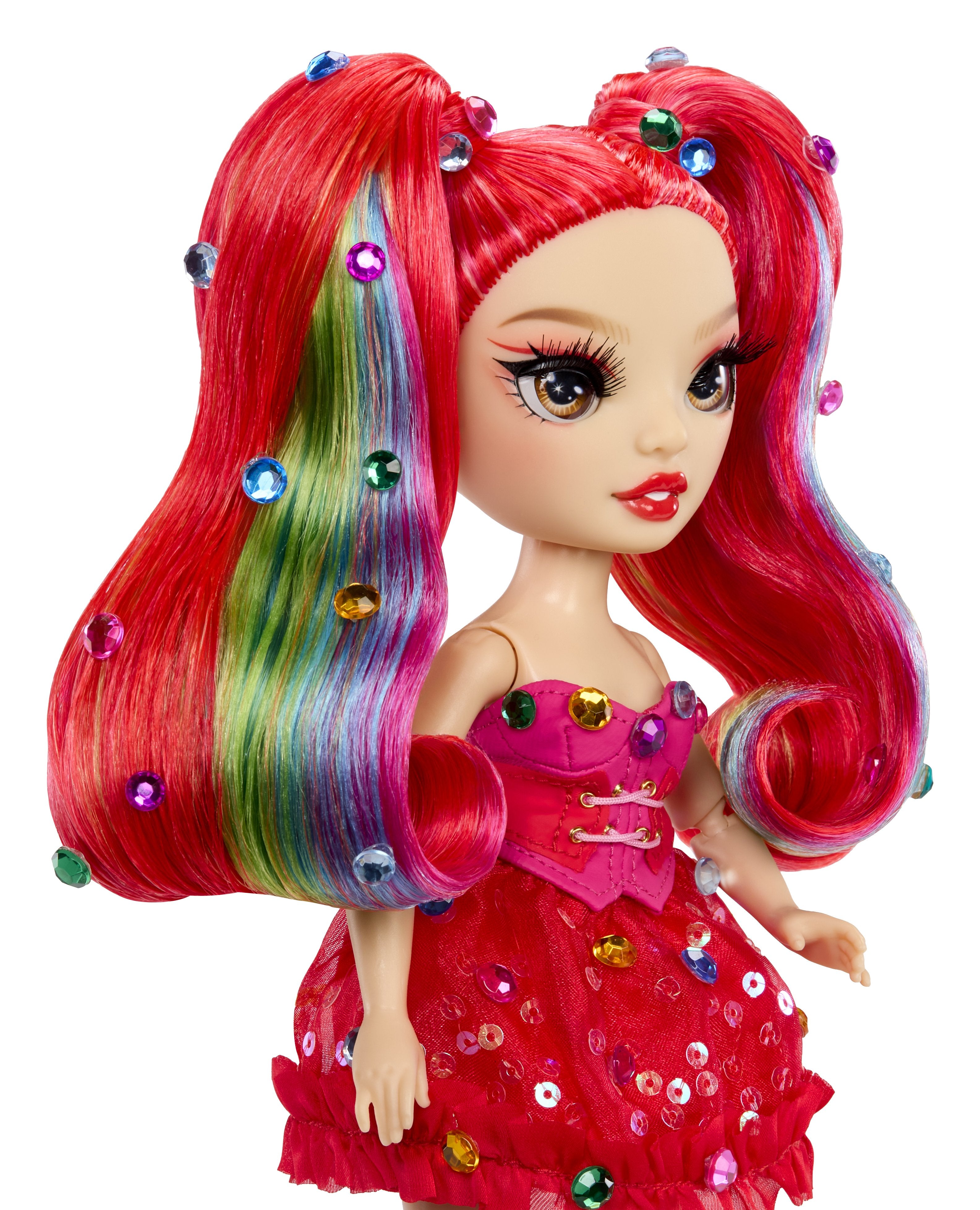 EAN 0035051597803 - Rainbow High Be Dazzling Fashion Dolls- Vivienne Rouge (Red) imagen 7