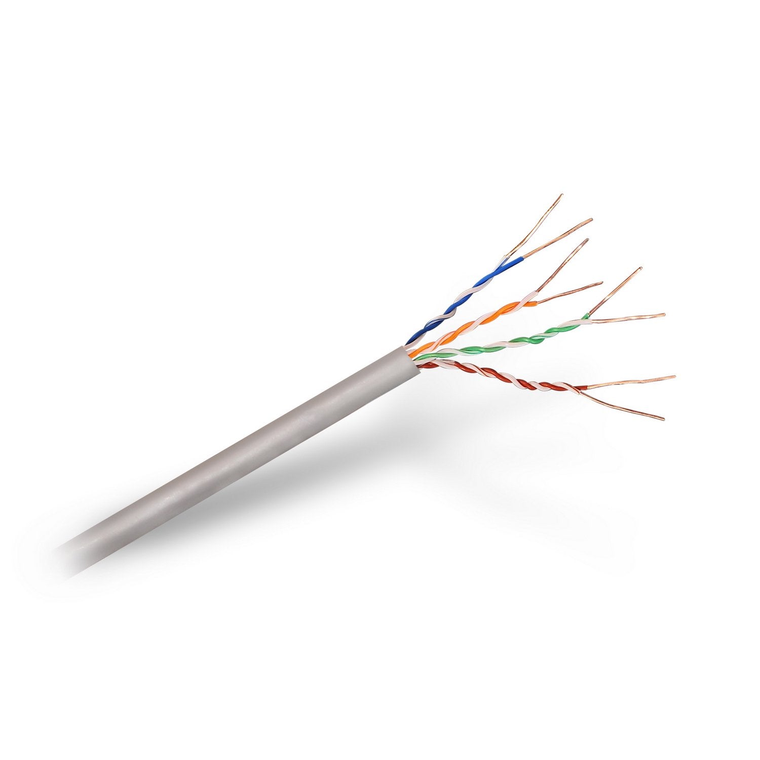 Aisens Bobina Cable Rj45 Cat.5e Utp Rigido Awg24 - 100m - Gris