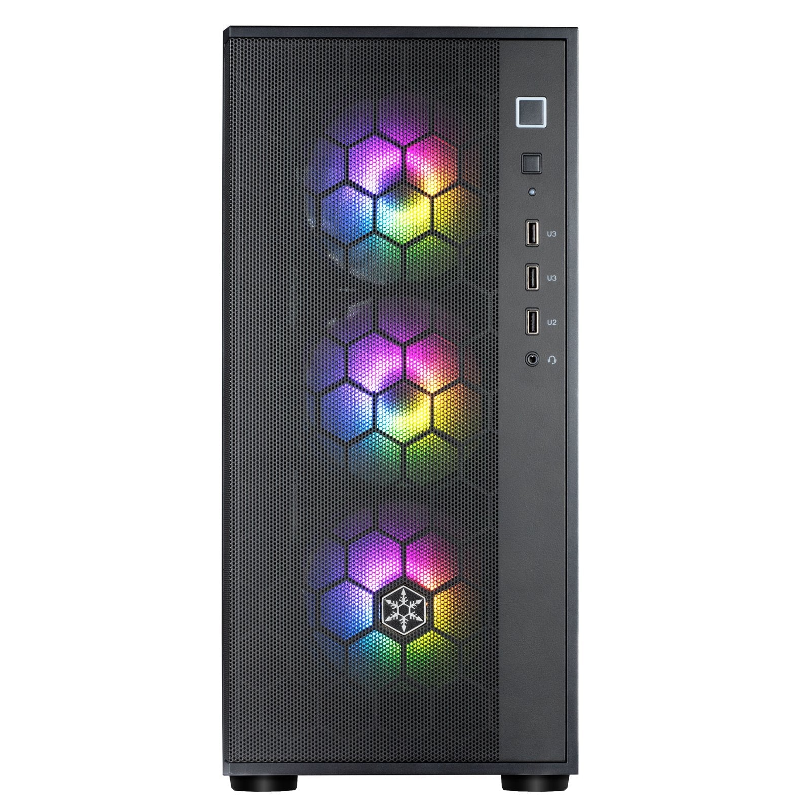 Caja Pc Silvermone Fara R1 V2, Tower-Gehäuse Sm-Far1b-G-V2