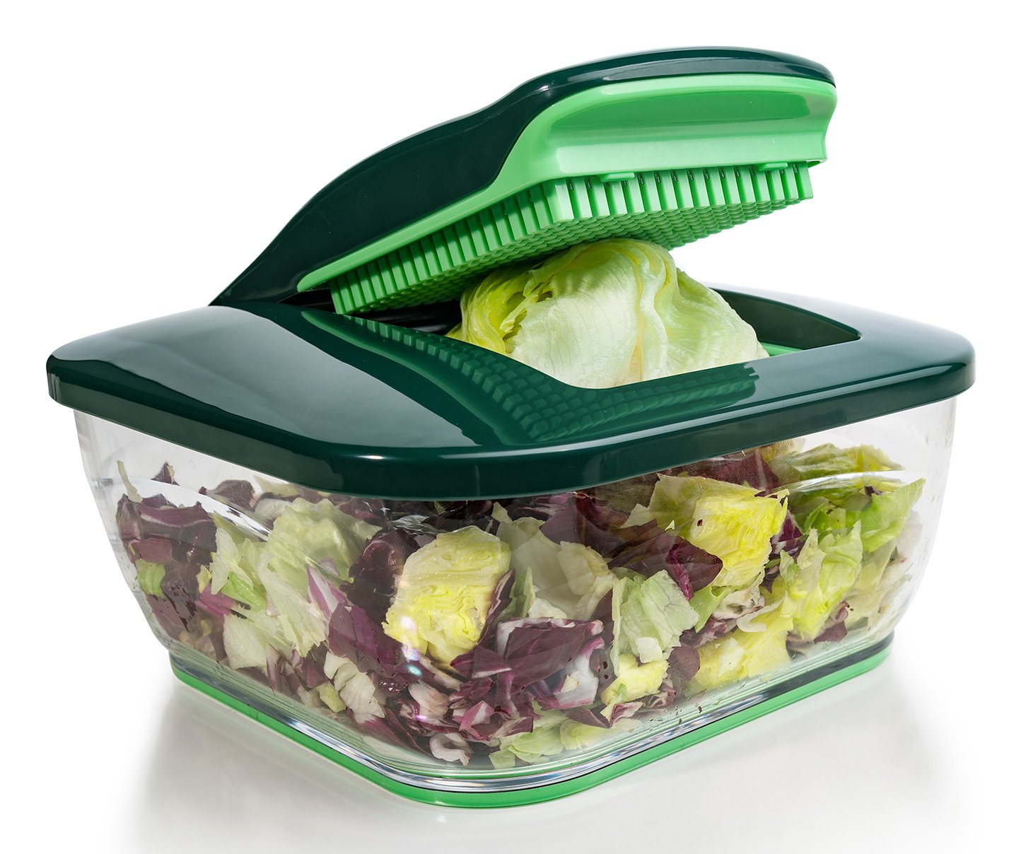 EAN 4023012270878 - Genius A27087 picadora manual de alimentos Verde, Transparente imagen 6