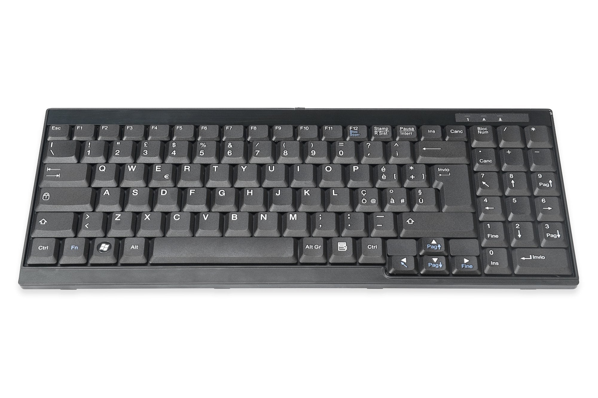 Keyboard F. Tft Console Italiancpnt Black Wired Italian Layout