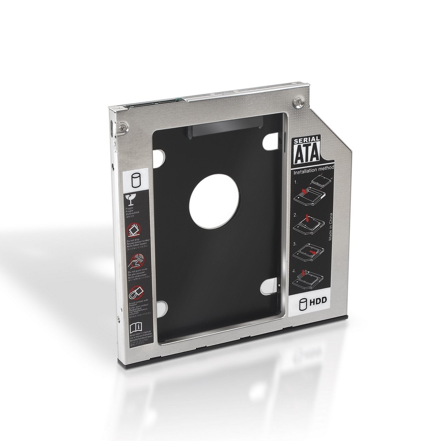 Aisens Adaptador Disco Duro De 7.0 Mm Para Unidad Optica Portatil De 9.5 Mm