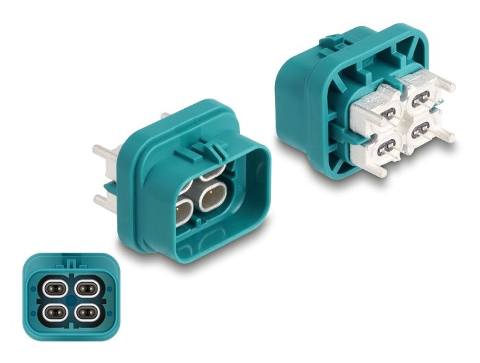 Delock 90329 Hdmtd Cuádruple Macho Para Pcb Clase De Protección Ip67 / Ip69k