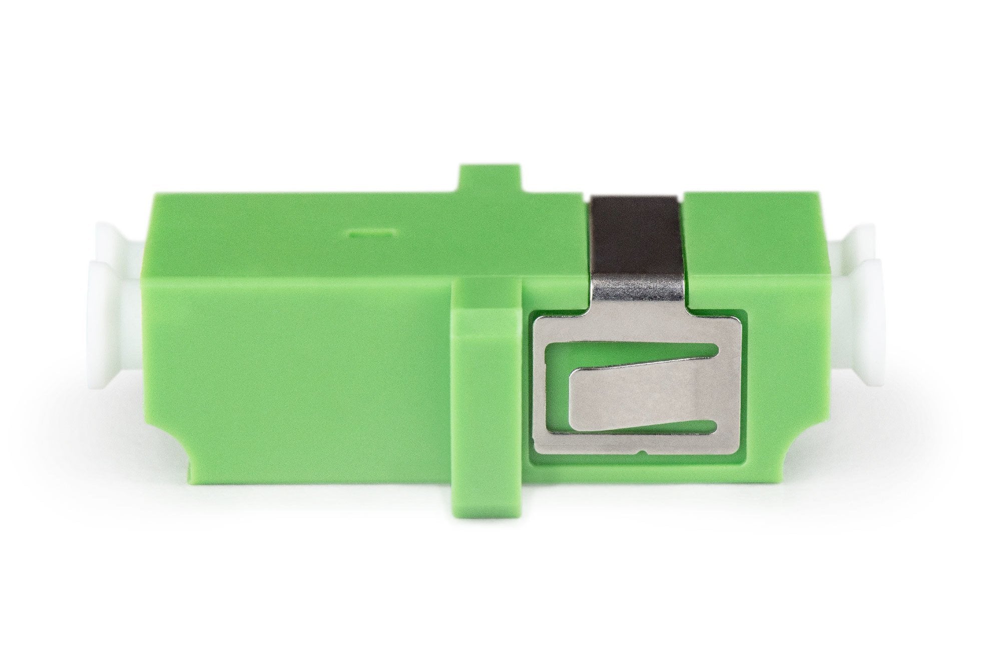 Digitus Lc/Apc-Lc/Apc Duplex Coupler, Color Green Ceramic Sleeve, Polymer Housing, Singlemode Apc