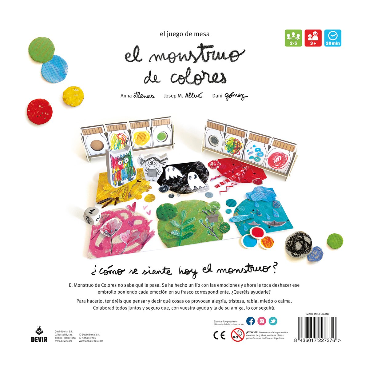 EAN 8436017227376 - Devir BGMONSP juego de tablero 30 min Juego De Cartas Familia imagen 5