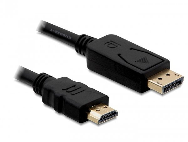 EAN 4043619825868 - DeLOCK Displayport/HDMI, 1m Negro imagen 1