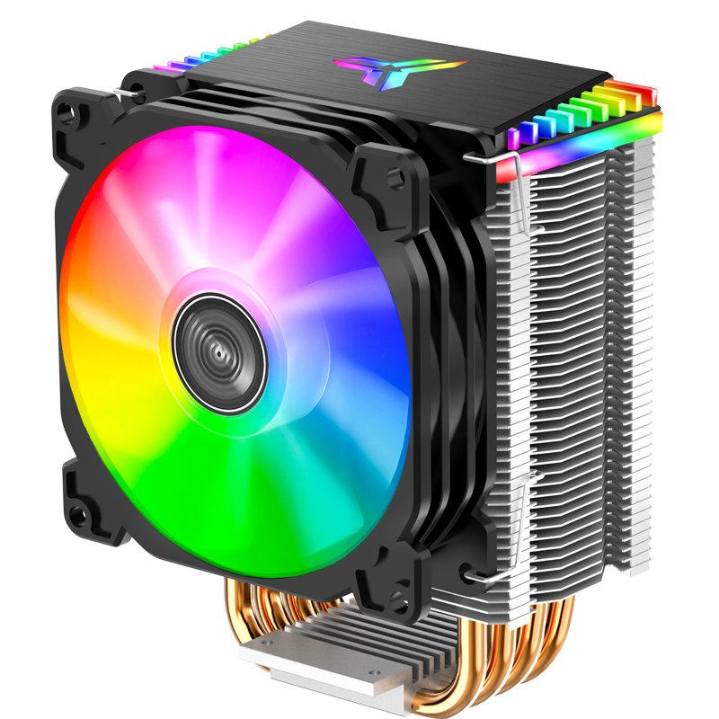K Jonsbo Cr-1400 Cpu Disipador, Argb - 92mm, Negro